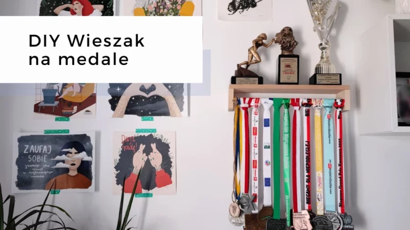 DIY Wieszak na medale